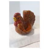 GiftCo Ceramic Chicken Salt & Pepper/Napkin Holder