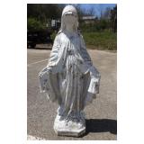 Beautiful Virgin Mother Mary Concrete Sculpture