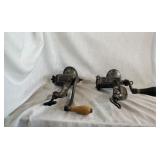 Two Vintage Meat Grinders, Enterprise and