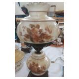 Fall colored Hurricane Lamp