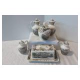 Vintage Pacific Japan 6-Pcs Handpainted Table Set