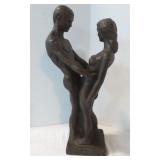 1970 "Conversing Nudes" Bronze Finished Sculpture