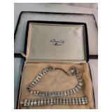 Vintage B. David Rhinestone Jewelry Set