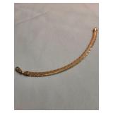 14K Yellow Gold Herringbone Bracelet