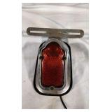 Vintage tombstone brake light with bracket