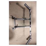 Chrome foot pegs and bracket