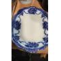 Blue and white serving dish
