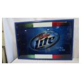Miller Lite Mexico Flag Advertiser