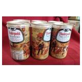 Vintage Hudepohl Beer cans