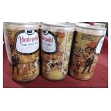 Vintage Hudepohl Beer cans