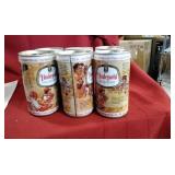 Vintage Hudepohl Beer cans