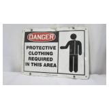 Danger Protective Clothing Sign