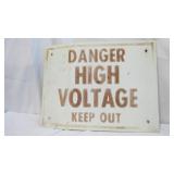 Danger High Voltage Sign