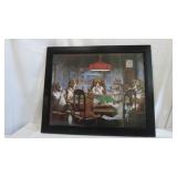 Dogs Playing Poker Framed Print