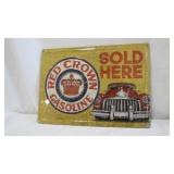 Red Crown Gasoline Sign