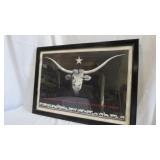 Framed Cattle Drive of Texas