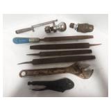 Assortment of files and a few other tools.