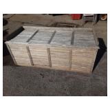 Wooden Deck Storage Box.