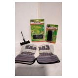 Tire Plug kit and repair plugs plus gloves.