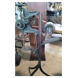 Vintage farming drill press