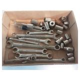 Craftsman Lot of Sockets and wrenches.