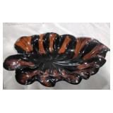 Retro handmade Leaf shaped serving tray