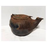 Antique Cast Iron Kettle