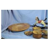Lazy Susan , rocking horse and more