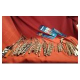 Large lot of drill bits