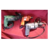 Compact drill, hammer drill, hammer gun