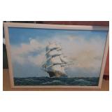 Beautiful  Ocean Painting by Ambrose