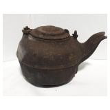 Antique Cast Iron Kettle