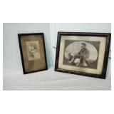 Vintage photos and frames.