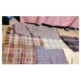 Variety of throw rugs