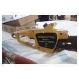 Three bow saws, hand saw and Electric chain saw