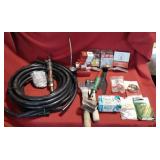 1/2 inch tubing, garden hose connector, and more