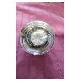 Vintage round glass door knob