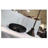 Vintage washing machine plunger & tracker seat.