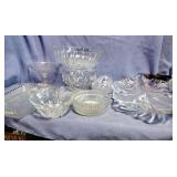 Serving trays and dishes