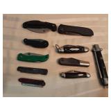 Assortment of Pocket Knives & More