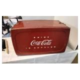 Vintage Coca Cola cooler.