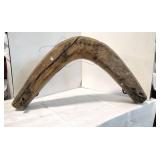 Wooden Bow Yoke for cattle. Or decorative piece.