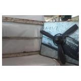 WWII wall decor and vintage window