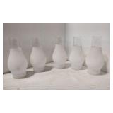 Frosted lamp shades (5)