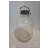 2 quart Glass pickle jar with lid