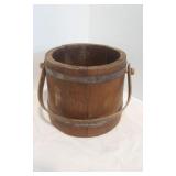 Vintage Basketville Wood Ice bucket