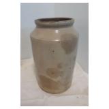 Vintage Stoneware Crock Beige, 11 inches tall