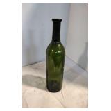 Vintage Green Glass Wine bottles