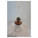 Eagle Clear Glass Vintage Oil Lamp