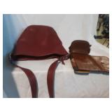 Red coach purse